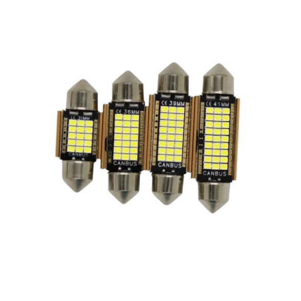 (Festoon 15smd 2016) 1 bóng đèn led trần ô tô 31mm 36mm 39mm 42mm