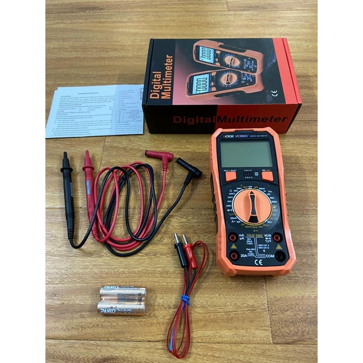 Đồng Hồ Kỹ Thuật Số Victor 890 C+ Hiển Thị Led Cao Cấp 2021