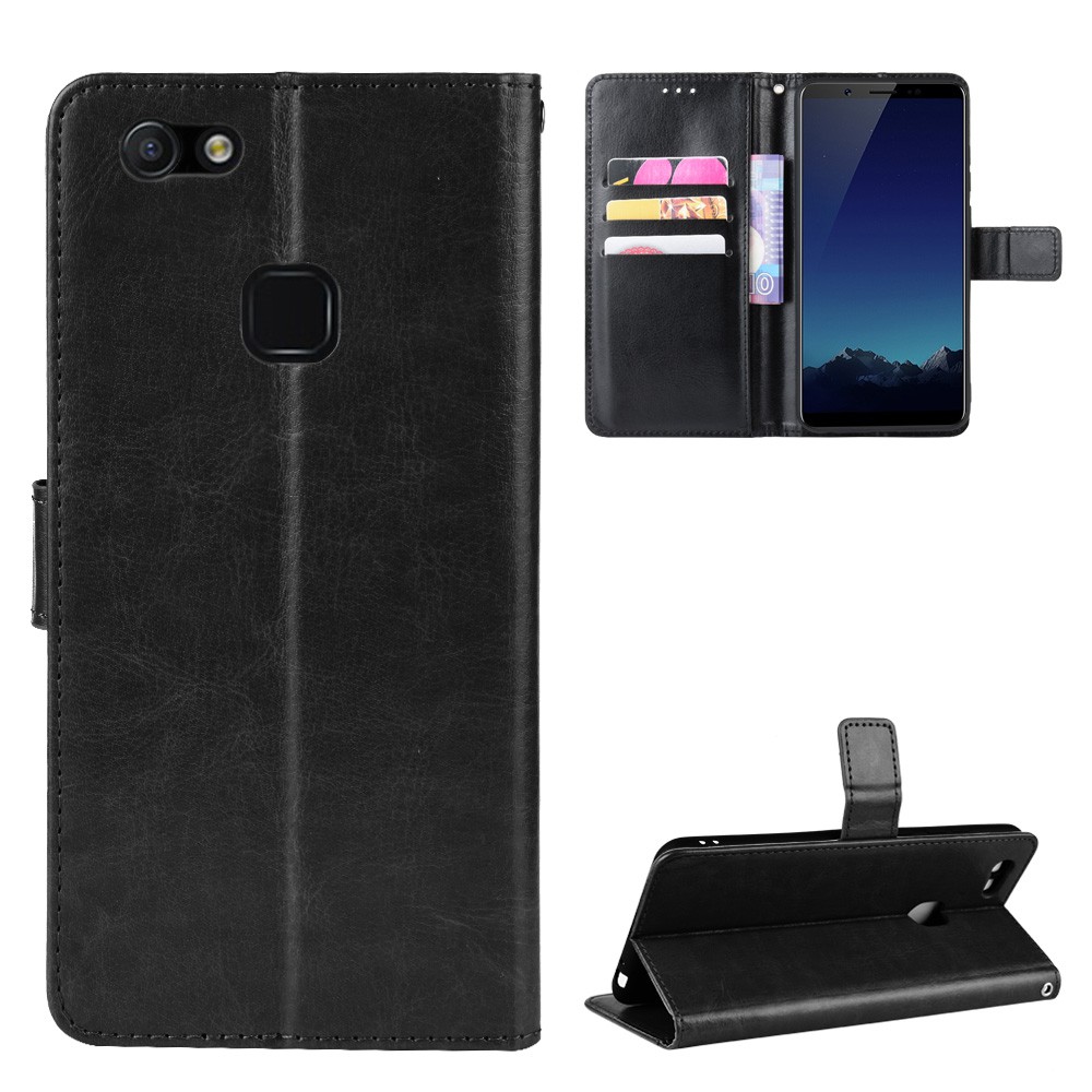 Vivo V7 Plus V7Plus Case PU Leather Wallet Phone Case Cover Vivo V 7 V7Plus VivoV7Plus Flip Case Casing Stand