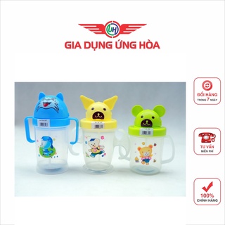 Bình hút sữa Tai Mèo/ bình hút gấu/ bình hút mèo Tập Uống Cho Bé xinh xắn