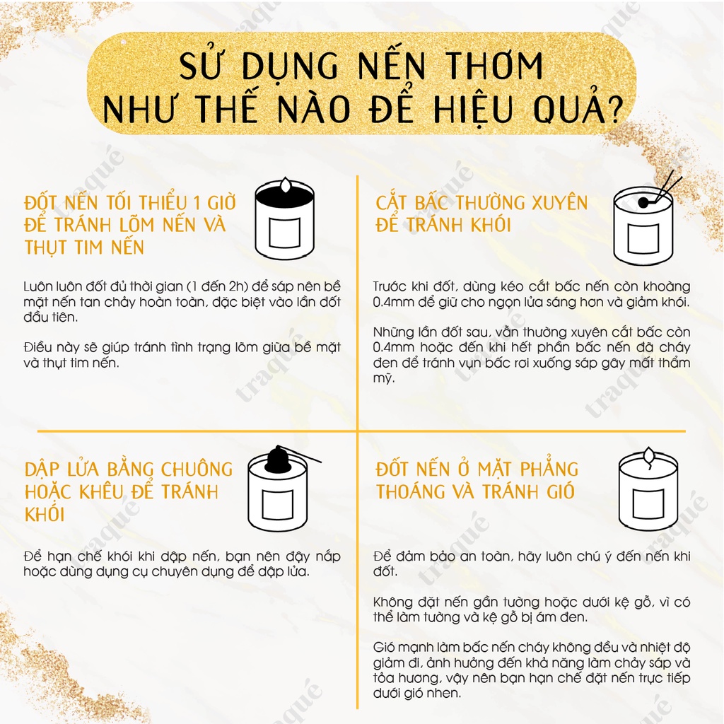 [Sẵn - 5 mùi] Nến thơm CITTA trang trí phong cách hoa khô thảo mộc - 5 mùi hương đa dạng cho không gian sang trọng