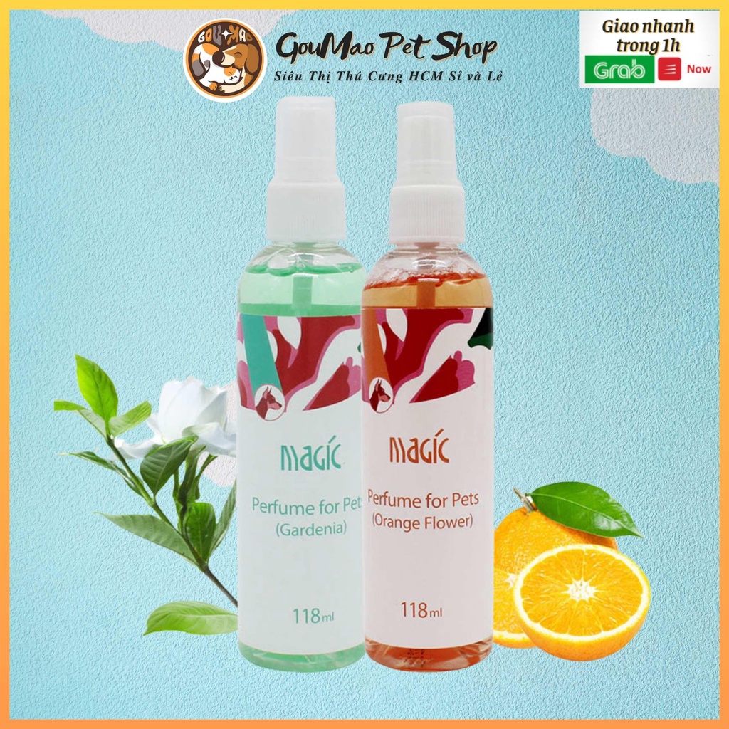 [Chính hãng] NƯỚC HOA MAGIC CHO CHÓ MÈO THÚ CƯNG - GOUMAO PET Nội dung 1