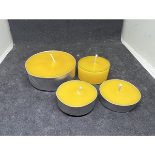 Nến Tealight sáp bơ hoa khô handmade