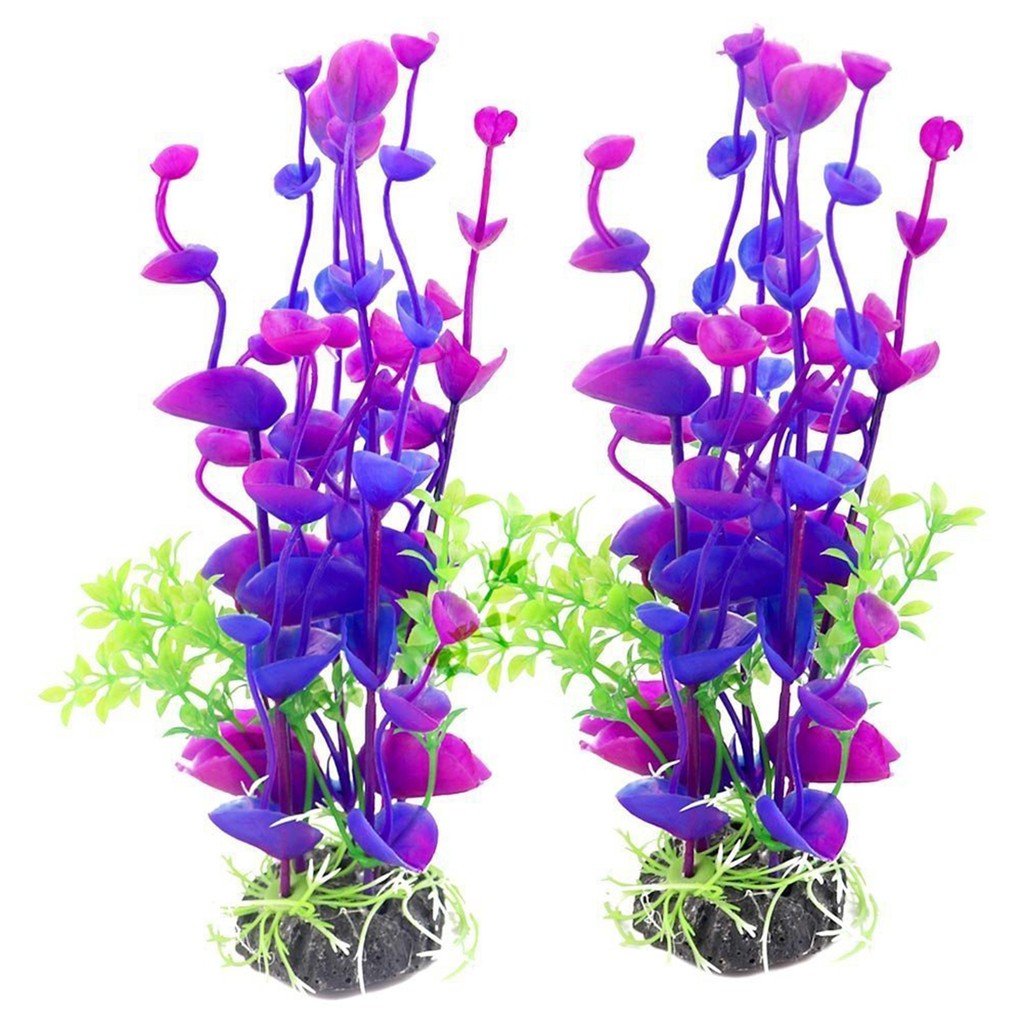 Mô hình cây nhựa trang trí bể cá độc đáo tiện dụng