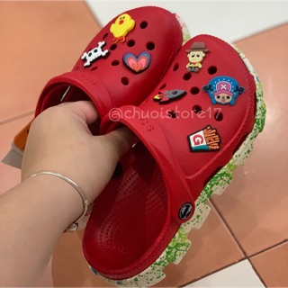 C R O C S DUET ĐỎ ĐẾ LOANG