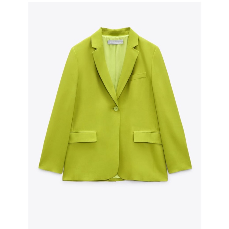 Bộ Áo Vest Tay Dài + Chân Váy Lưng Cao Hiệu Zara Thời Trang Mùa Hè Năng Động3169816 2221816