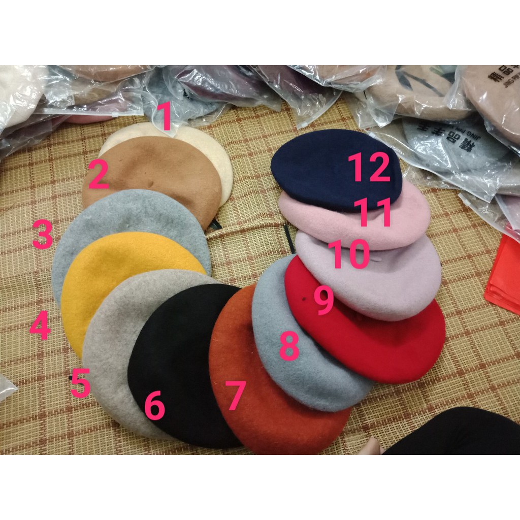 Mũ nồi beret hàng QC cao cấp siêu đẹp