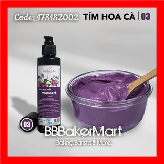 210GR - Màu nước thực phẩm làm bánh UNICORN COLOR - Màu TÍM HOA CÀ