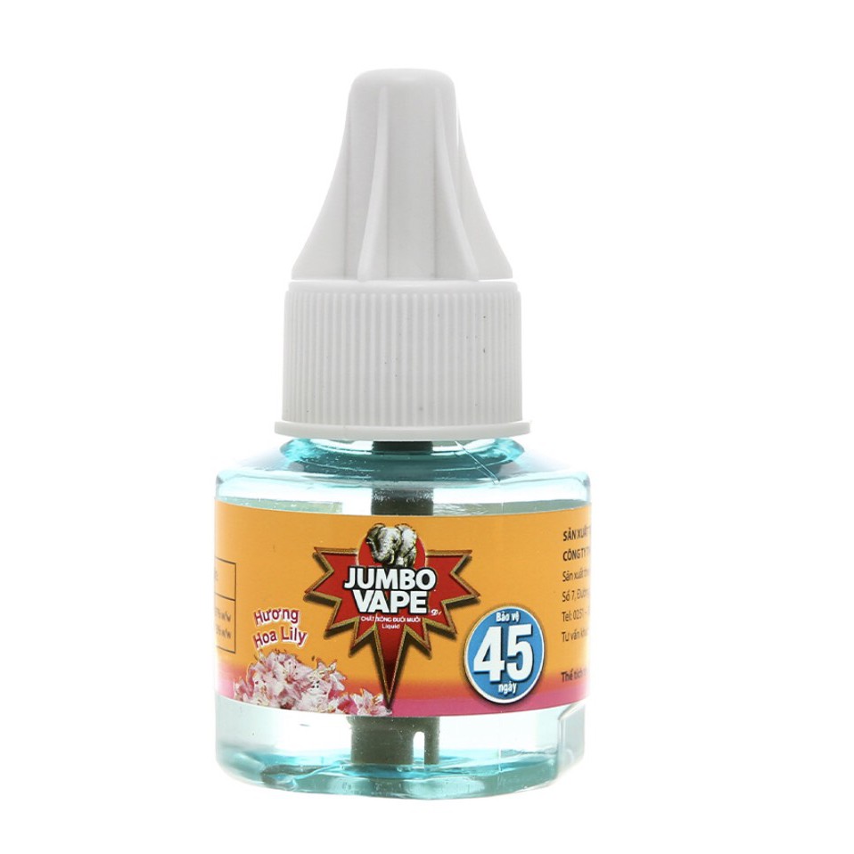 10 Lọ Tinh dầu xông đuổi muỗi Jumbo Vape 34ml