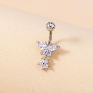 KHUYÊN RỐN CAO CẤP - Khuyên Rốn Hình Bướm - Khuyên thép y tế không gỉ - Khuyên rốn thời trang đẹp