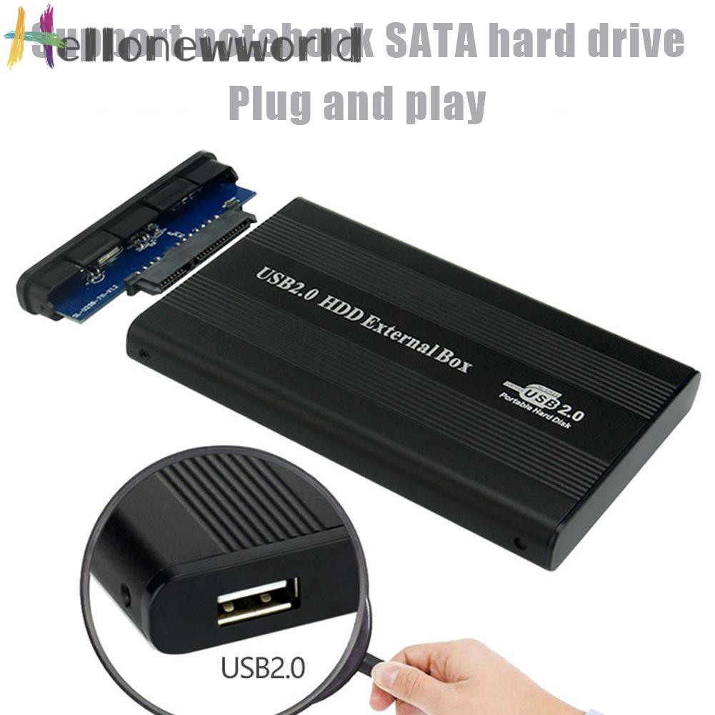 Hộp Đựng Ổ Cứng Sata Usb 2.0 2.5 Inch Bằng Hợp Kim Nhôm | BigBuy360 - bigbuy360.vn