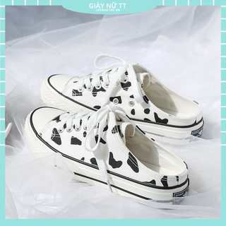 Giày Vải Canvas Kiểu Dáng Thời Trang Phong Cách Cho Nữ