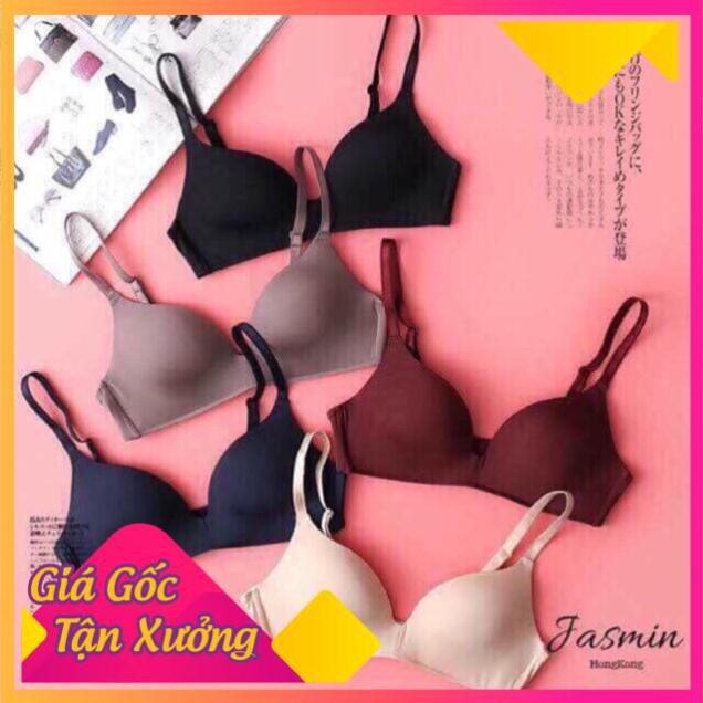 Áo lót su trơn không gọng mút mỏng xuất Nhật 003