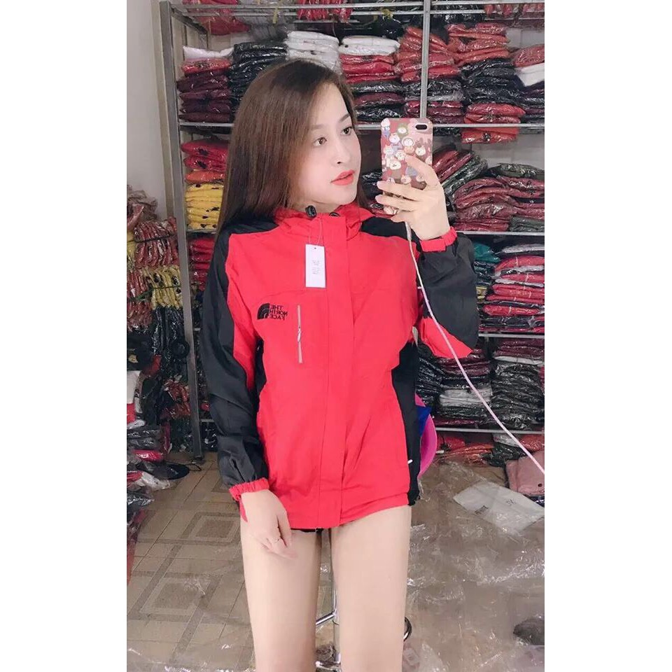 áo khoác nữ hot hình thật tự chụp chất dù 2 lớp M111