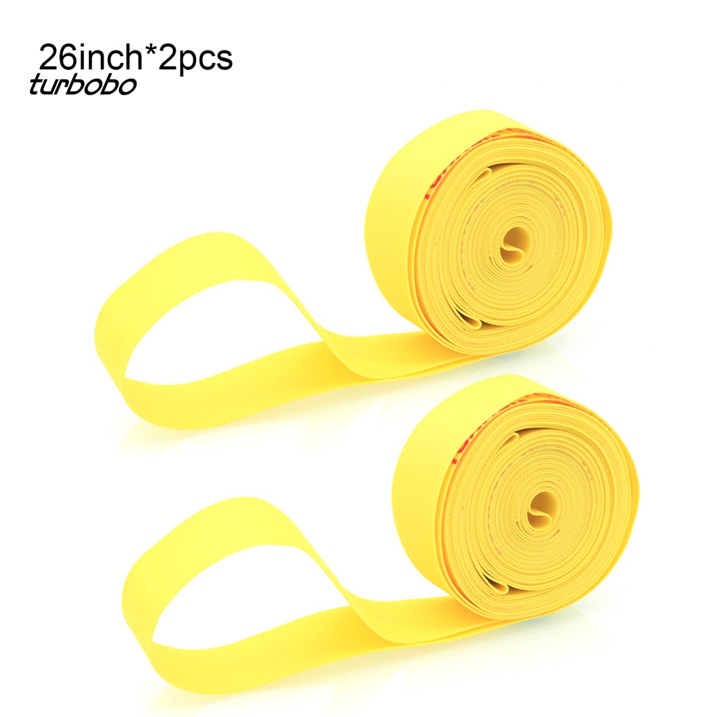 Bộ 2 Miếng Dán Vành Bánh Xe Đạp MTB Bằng PVC Chống Nổ Độ Bền Cao