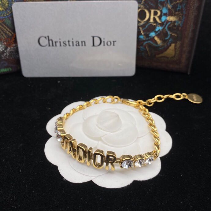 Dior Vòng Cổ Kim Loại Mặt Chữ JADIOR