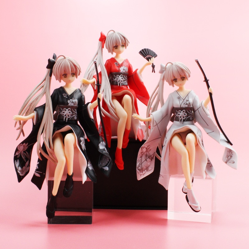 Yosuga No Sora Figure: 14cm Kasugano Sora Anime Action PVC Collectible Kimono Figurine Model Doll Toys for Office Home Decoration Gift