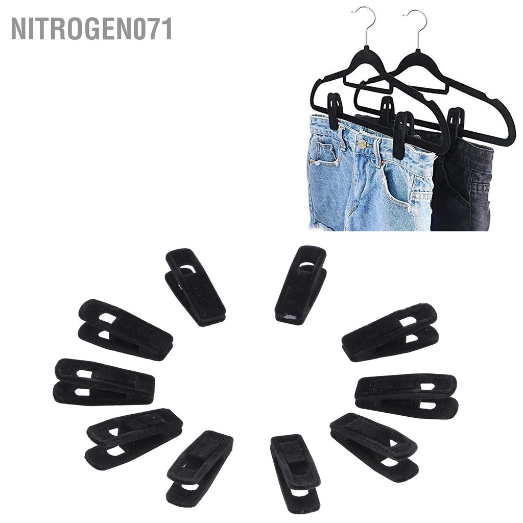 Nitrogen071 10 CÁI Kẹp Móc Khoá Lộn Xộn Nhung Không Trượt Một cho Quần Váy Công Sở Phù Hợp Với Vớ