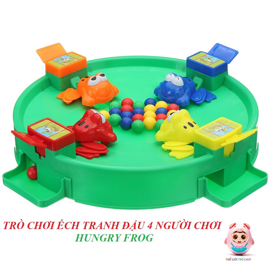 Trò Chơi 2 Ếch Con Tranh Ăn Đậu Bi (2 người) và (4 người)
