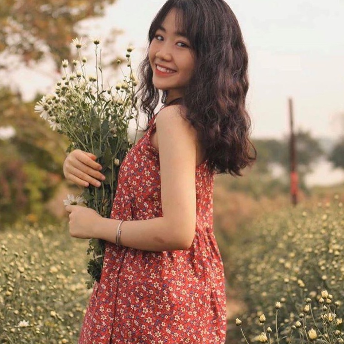 SUV002 Váy 2 dây hoa nhí maxi thắt nơ vintage đi chơi đi biển Đầm babydoll dáng dài xòe hai dây buộc tiểu thư bánh bèo