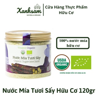 Nước Mía Tươi Sấy Hữu Cơ 120gr Vinamit Organic - Xanhsam Organic