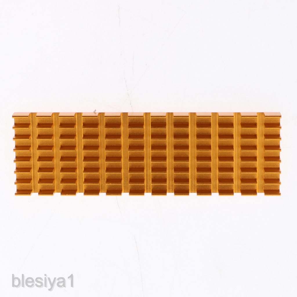 Aluminum SSD Heatsink Hard Disk Heat Sinks Cooler + Silicone Thermal Pad for M.2 NVMe PCIE 2280 Solid State Drive Gold | BigBuy360 - bigbuy360.vn