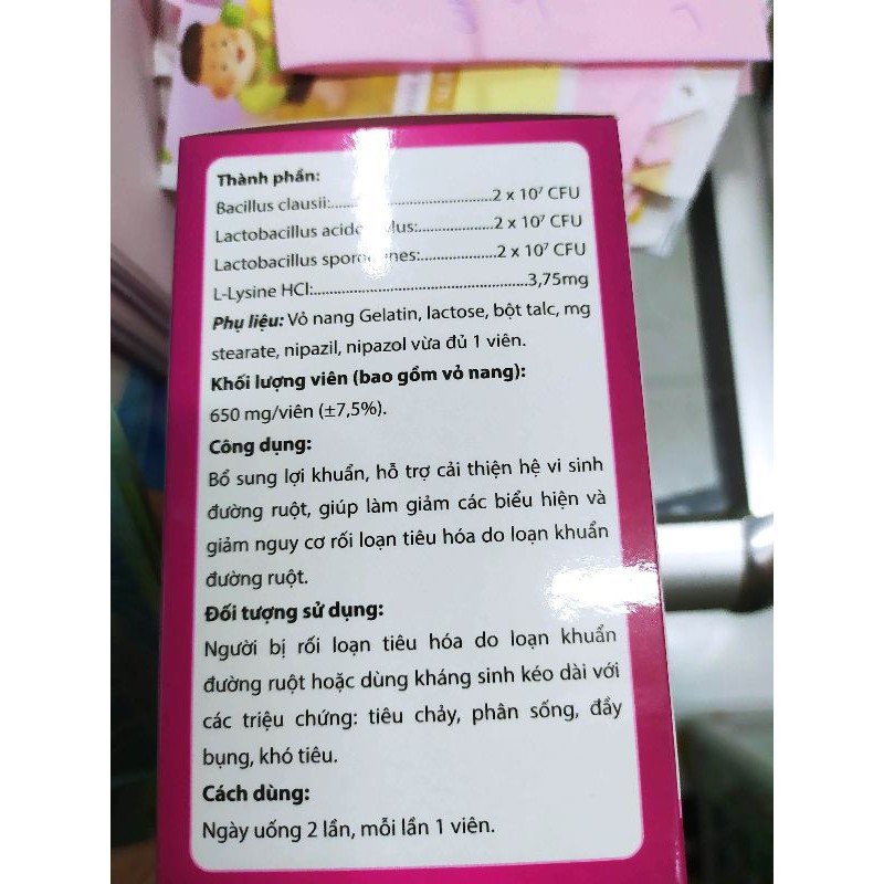 Biotex Plus men cân hằng hệ vi sinh đường ruột, giảm rối loạn tiêu hóa, tăng cường sức đề kháng, đi ngoài, phân sống | BigBuy360 - bigbuy360.vn