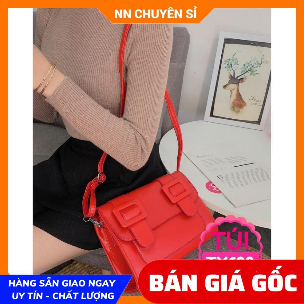 TÚI 2 ĐAI NẮP GẬP SANG CHẢNH ⚡100% ẢNH THẬT⚡ TÚI PHOM HỘP