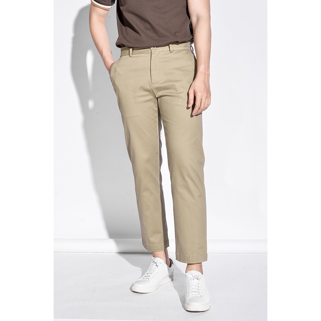 [Mã BMBAU50 giảm 7% đơn 99K] Quần kaki dài. Cotton. STRAIGHT CROP form - Routine 10S20PCA005