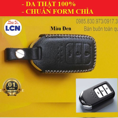 Bao Da Chìa Khóa ô tô Hãng HONDA  Da Thật 100%BBQMART68