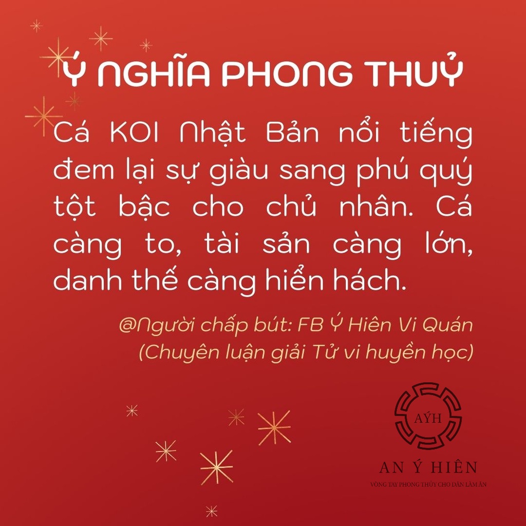 Charm Cá koi Nhật Bản #C14 ( An Ý Hiên)