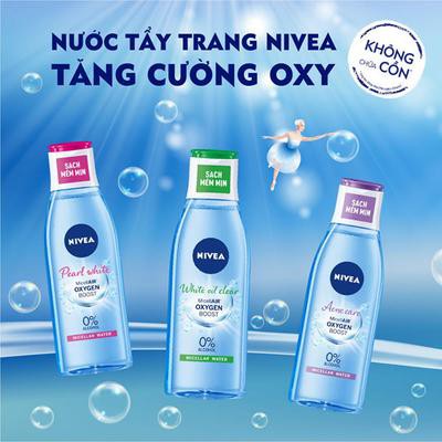 Nước tẩy trang Nivea cho da thường và da khô Extra Bright Makeup Clear Micellar Water