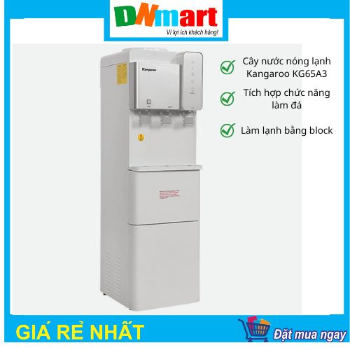 Máy nước nóng lạnh nước uống Kangaroo KG65A3 tích hợp làm đá