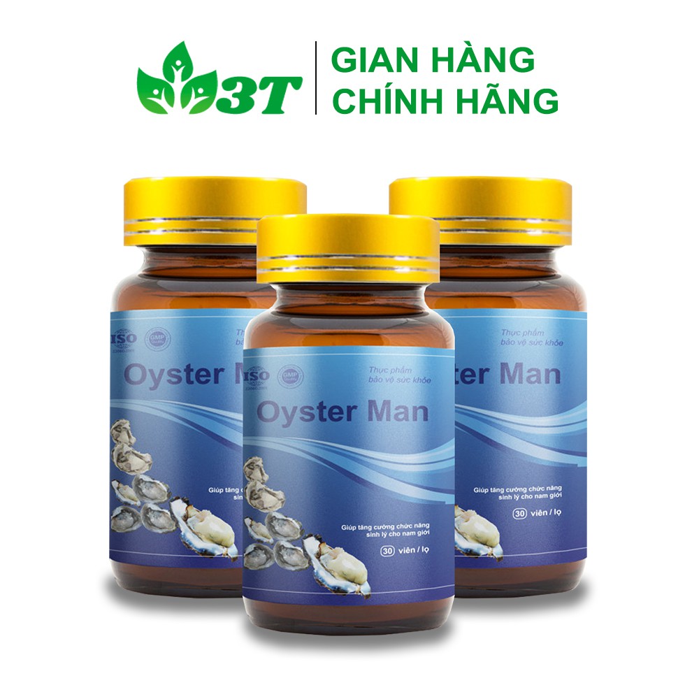 Combo 3 hộp tinh chất hàu biển oyster man - tăng cường sinh lý nam - ảnh sản phẩm 1