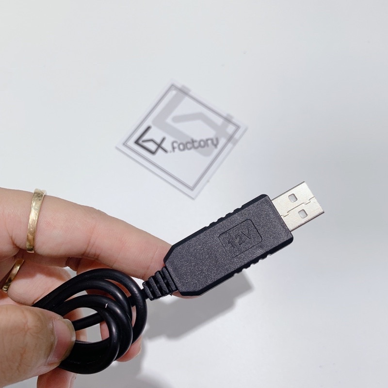 Dây Cáp Nguồn Usb 5v Sang 5v 9v 12v chân 5,5mm 2.1mm