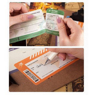 GIẤY NOTE FLIGHT TICKET