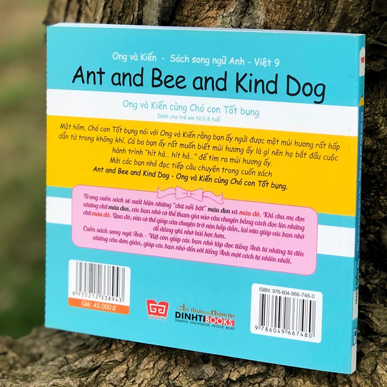 Sách - Ong và Kiến 9 - Ong và Kiến cùng Chó con Tốt bụng - Cảm nhận thiên nhiên bằng các giác quan | BigBuy360 - bigbuy360.vn