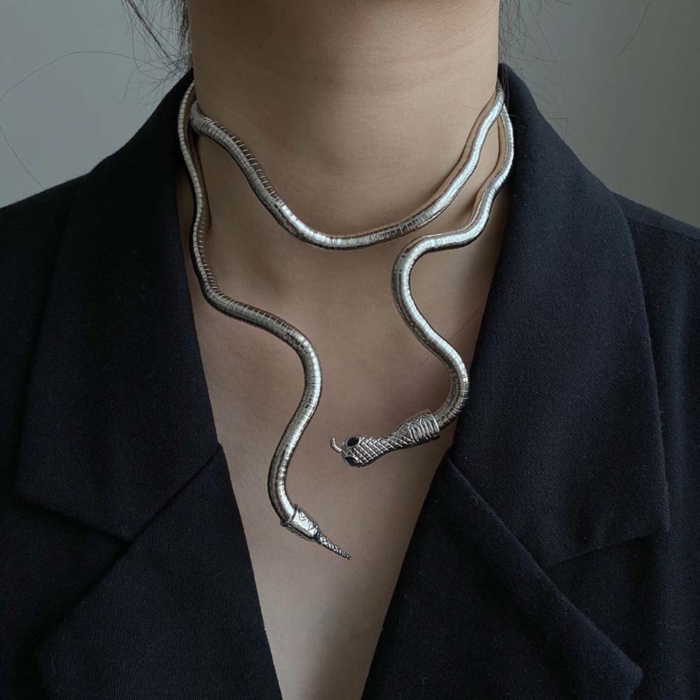 Vòng Cổ Choker Nhiều Lớp Bằng Hợp Kim Thời Trang Cho Nam Và Nữ