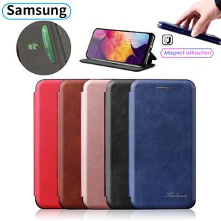 Ốp Điện Thoại Da PU Mềm Dạng Gập Sang Trọng Cho 2020 Samsung Galaxy Note 20 Ultra 5G Note 10 Plus S10 Plus S8 S9