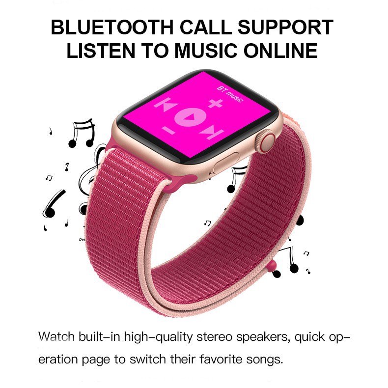 Đồng Hồ Thông Minh T500 Kết Nối Bluetooth Theo Dõi Sức Khỏe Cho Iwatch Apple Watch 5