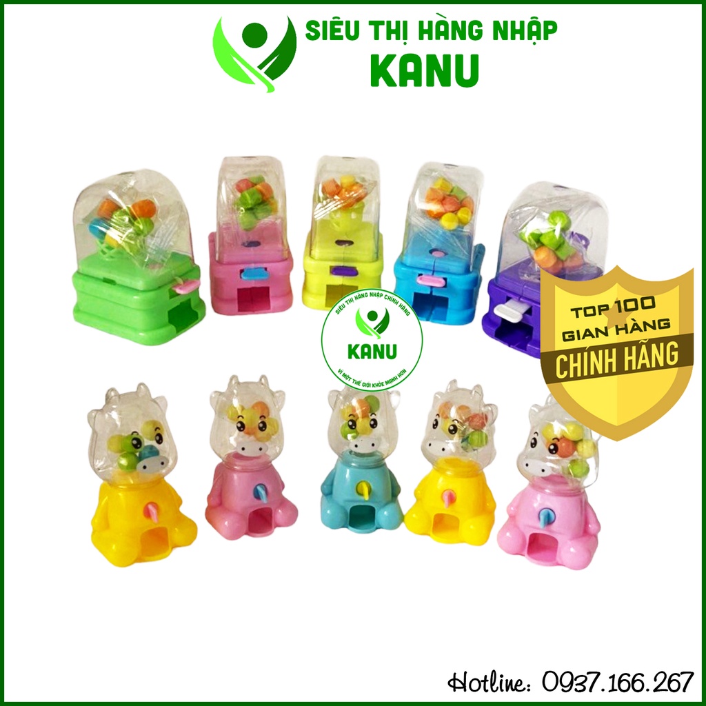 [Combo 5 cái] Máy bán kẹo mini Shooting Candy Machine siêu cưng (có kẹo kèm theo máy)