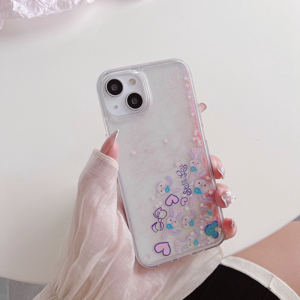 Ốp Điện Thoại Dẻo Màu Trong Suốt Họa Tiết Ngôi Sao Lấp Lánh Cho IPhone 13 Pro MAX 12 11 Pro MAX XS MAX XR X 7+8 Plus