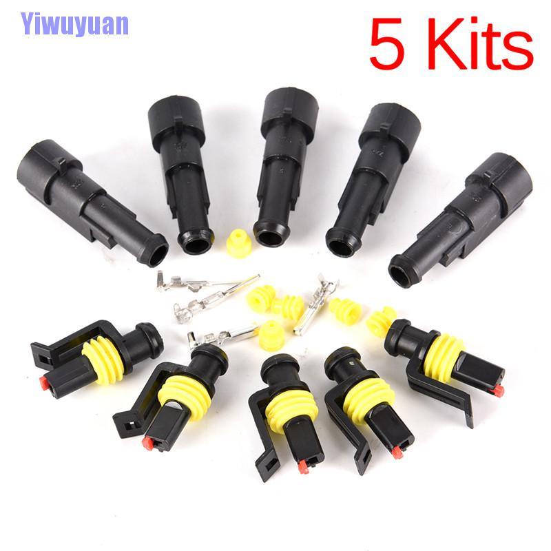Bộ 5 Dây Điện Chống Thấm Nước Chuyên Dùng Cho Xe Hơi