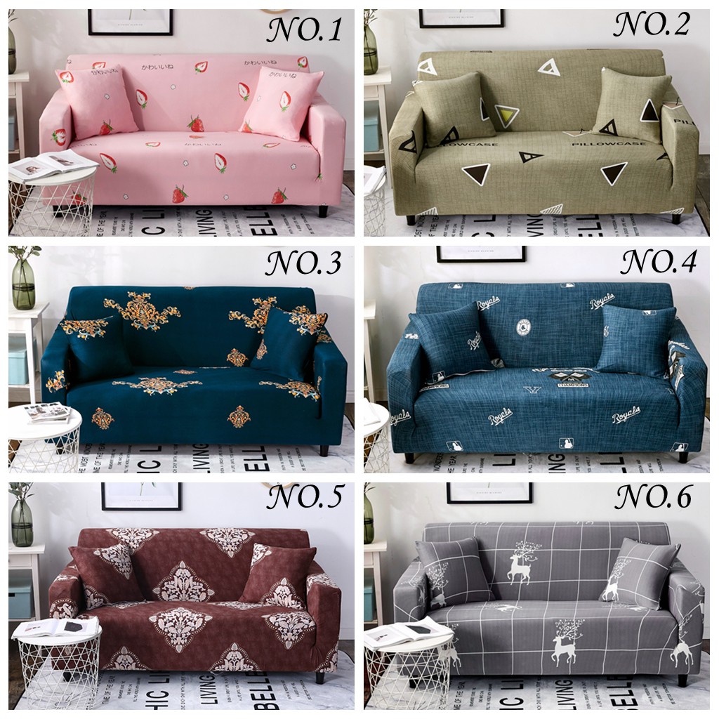 HOT!! 1 seater/Single Sarung Sofa Slipcover Murah Elastic Sofa Cover