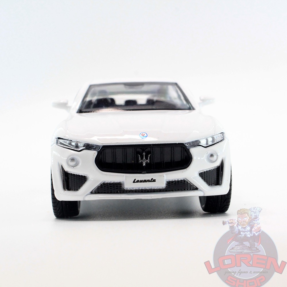 Mô hình ô tô kim loại Maserati Levante GTS tỷ lệ 1:36, xe SUV đồ chơi chạy cót mở full cửa lorenshop