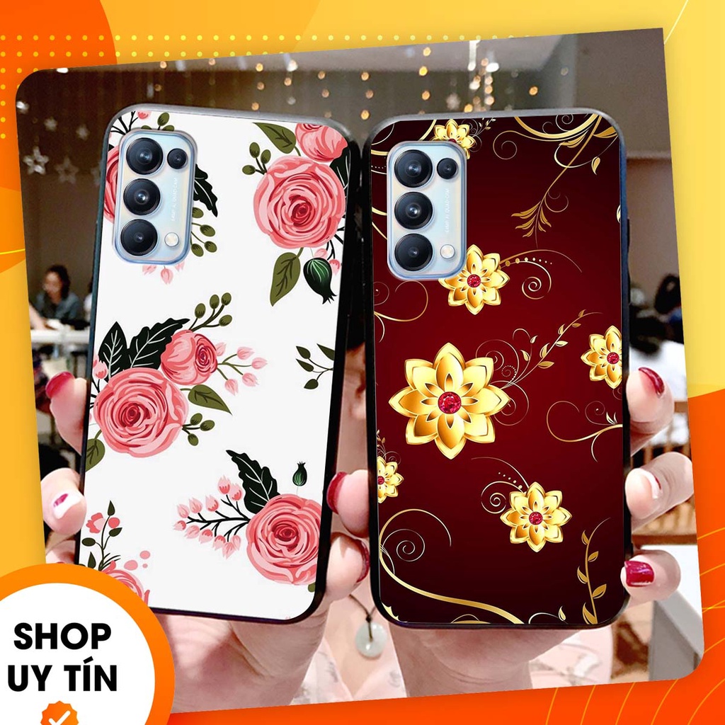 Ốp lưng Oppo RENO 5 in hình hoa xinh xắn, hiện đại , thời trang ,phong cách