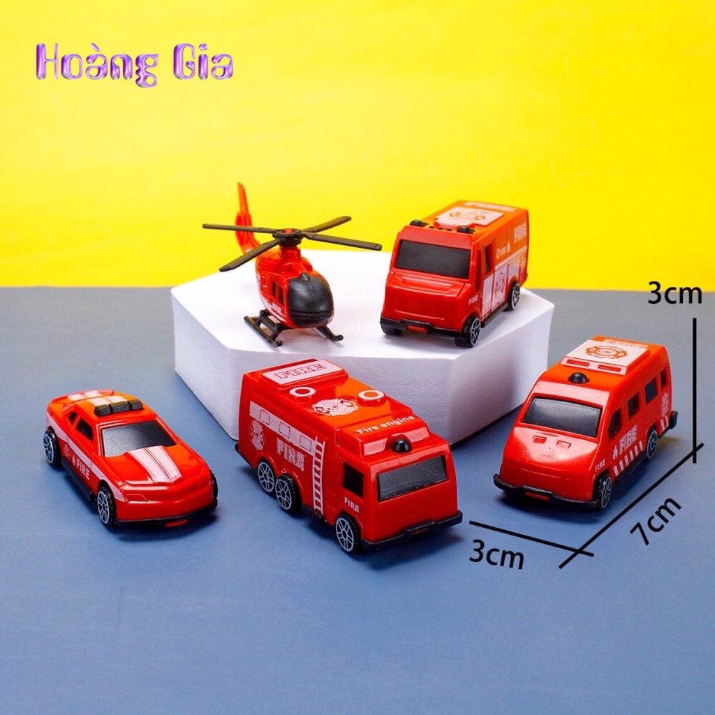 Phụ kiện trang trí bánh sinh nhật bánh kem - SET 4 Ô TÔ + MÁY BAY