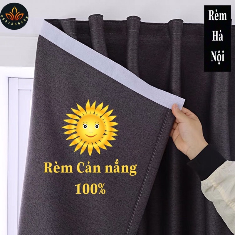 [SIÊU XỊN] Rèm cửa dán tường ,rèm vải thô cản nắng 100%