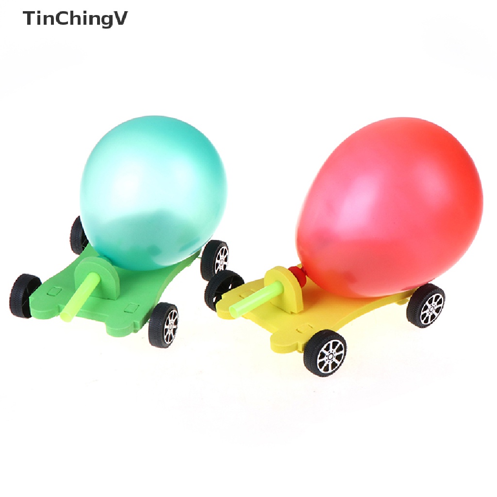 Mô Hình Xe Hơi Đồ Chơi Kèm Bong Bóng Giáo Dục Khoa Học Diy Cho Bé