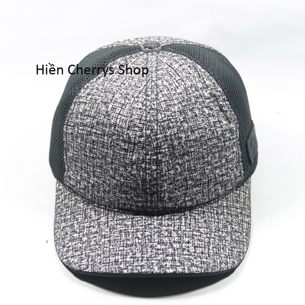 Nón kết xịn  - Chất liệu vải cotton cao cấp kết hợp với lưới cùng với  mặt da bên hông chữ Z đẹp nổi bật